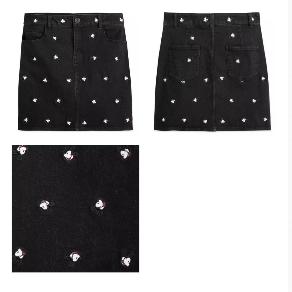 Disney Mickey Mouse Denim Skirt for Women by Cakeworthy